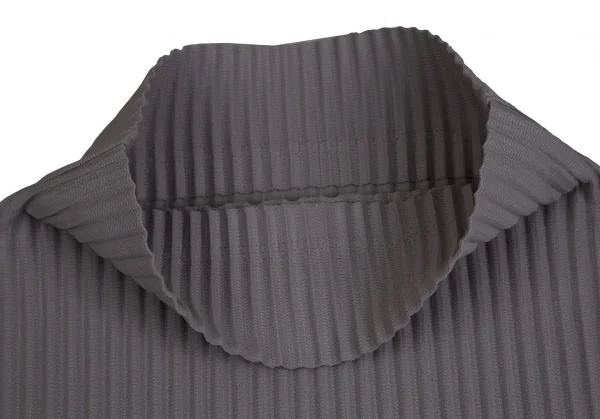 オムプリッセ イッセイ ミヤケHOMME PLISSE ISSEY MIYAKE プリーツハイネックカットソー グレー3 K-113585_004