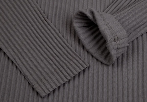 オムプリッセ イッセイ ミヤケHOMME PLISSE ISSEY MIYAKE プリーツハイネックカットソー グレー3 K-113585_006