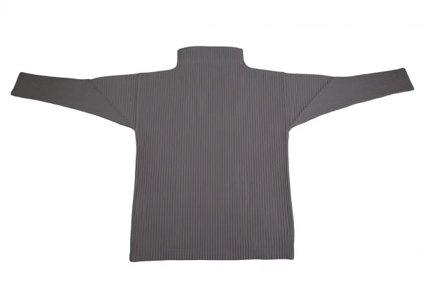 オムプリッセ イッセイ ミヤケHOMME PLISSE ISSEY MIYAKE プリーツハイネックカットソー グレー3 K-113585_009