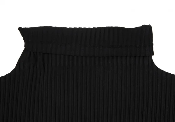 オムプリッセ イッセイ ミヤケHOMME PLISSE ISSEY MIYAKE プリーツハイネックカットソー 黒3 K-113586_004