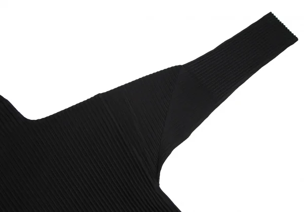 オムプリッセ イッセイ ミヤケHOMME PLISSE ISSEY MIYAKE プリーツハイネックカットソー 黒3 K-113586_005