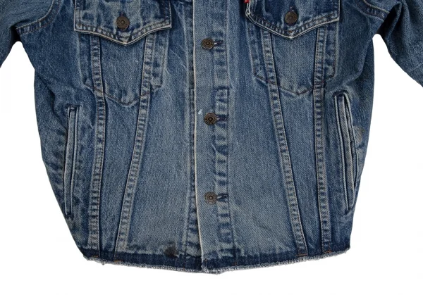リーバイス リダンLEVI'S RE/DONE 解体再構築カットオフデニムジャケット 淡インディゴXS K-113599_011