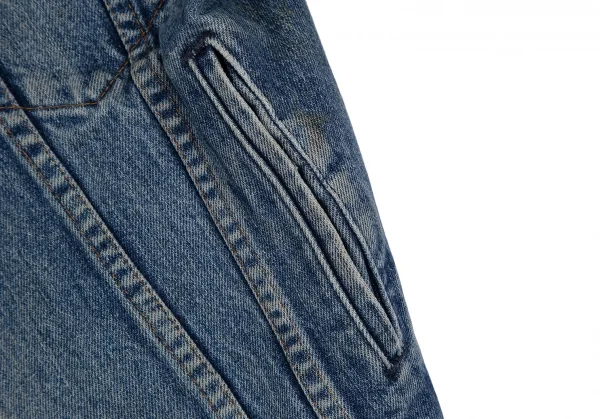 リーバイス リダンLEVI'S RE/DONE 解体再構築カットオフデニムジャケット 淡インディゴXS K-113599_012