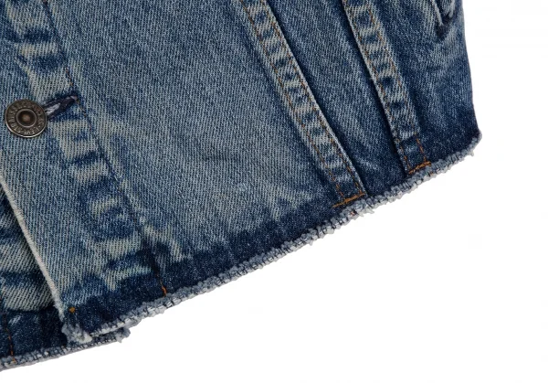 リーバイス リダンLEVI'S RE/DONE 解体再構築カットオフデニムジャケット 淡インディゴXS K-113599_013