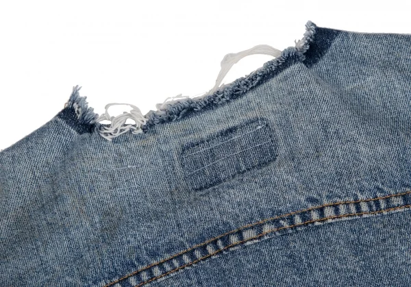 リーバイス リダンLEVI'S RE/DONE 解体再構築カットオフデニムジャケット 淡インディゴXS K-113599_016