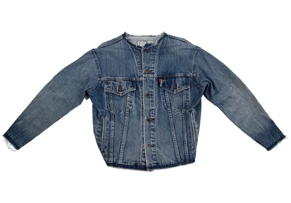 リーバイス リダンLEVI'S RE/DONE 解体再構築カットオフデニムジャケット 淡インディゴXS K-113599_002