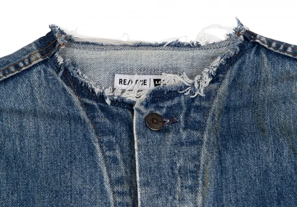 リーバイス リダンLEVI'S RE/DONE 解体再構築カットオフデニムジャケット 淡インディゴXS K-113599_004