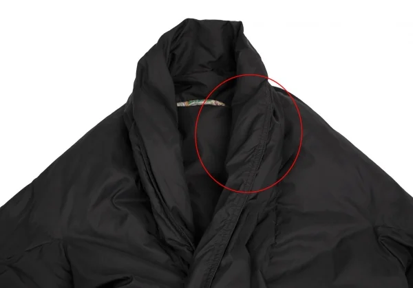 45rpm トートバッグ付きショールカラーダウンジャケット チャコール2 K-113603_003