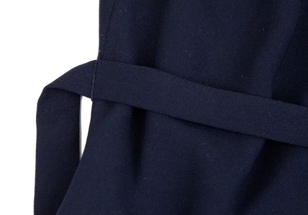 コルピエロCol Pierrot ポリカシュクールブラウスワンピース 紺M位 K-113621_011