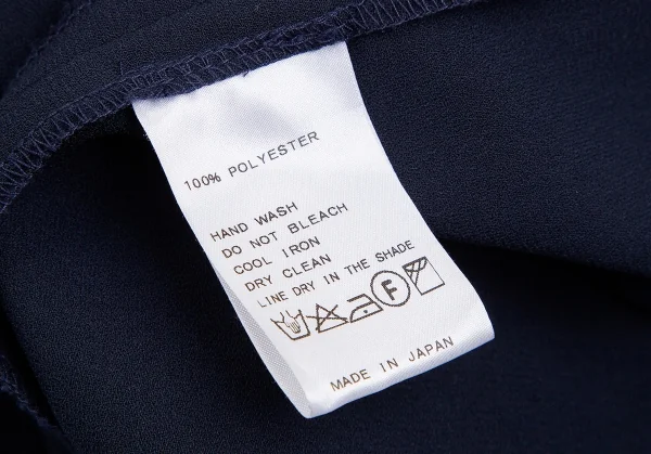 コルピエロCol Pierrot ポリカシュクールブラウスワンピース 紺M位 K-113621_013