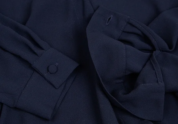 コルピエロCol Pierrot ポリカシュクールブラウスワンピース 紺M位 K-113621_005