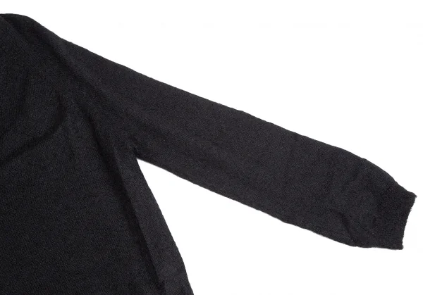 イザベルマランエトワールISABEL MARANT ETOILE モヘヤナイロン深Vネックニットセーター 黒1 K-113627_004