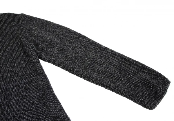 COMME des GARCONS HOMME PLUS Crew Neck Glitter Knit Sweater K-113656_004