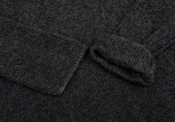 COMME des GARCONS HOMME PLUS Crew Neck Glitter Knit Sweater K-113656_005