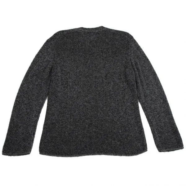 COMME des GARCONS HOMME PLUS Crew Neck Glitter Knit Sweater K-113656_008