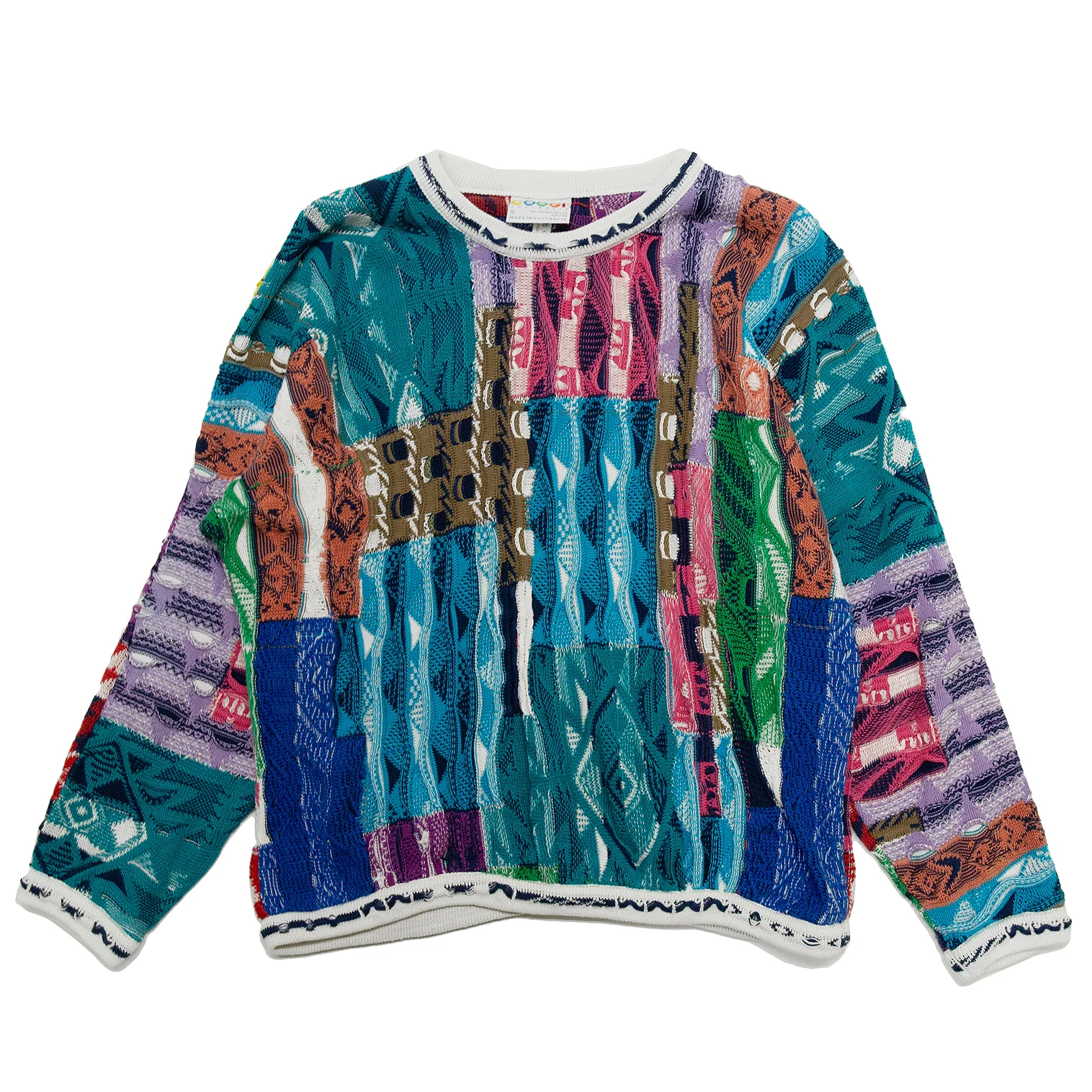 クージーCOOGI 3Dニットセーター マルチS | DCブランド古着通販