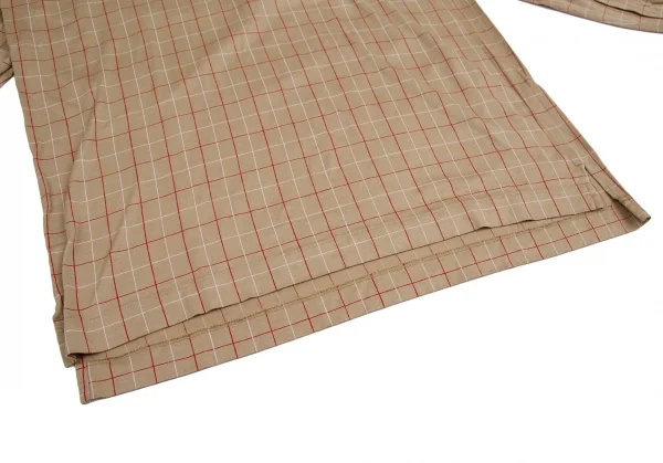 Burberrys' Logo One Point Embroidery Grid Check Long Sleeve Shirt K-113662_012