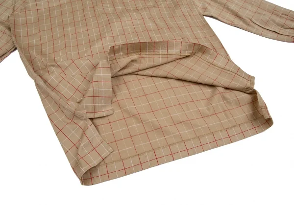 Burberrys' Logo One Point Embroidery Grid Check Long Sleeve Shirt K-113662_013