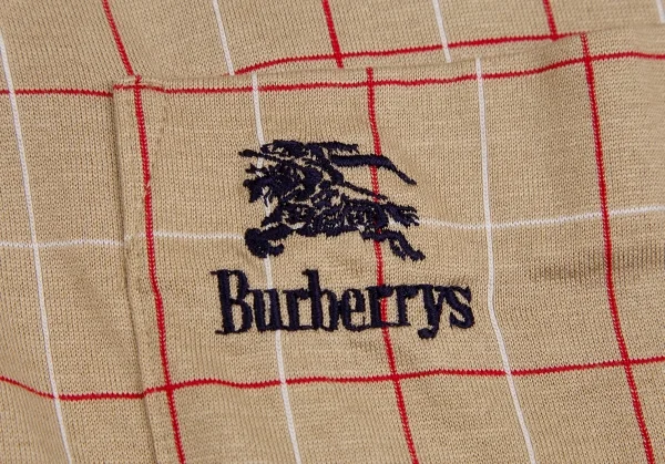 Burberrys' Logo One Point Embroidery Grid Check Long Sleeve Shirt K-113662_008