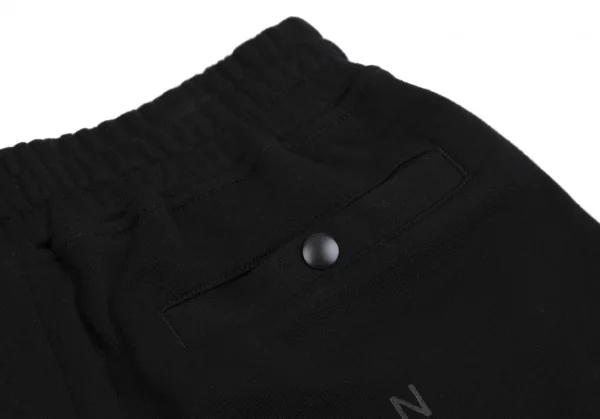 ヨウジヤマモト プールオム×ニューエラYohji Yamamoto POUR HOMME×NEW ERA シグニチャーロゴ刺繍スウェットパンツ 黒3 K-113676_011