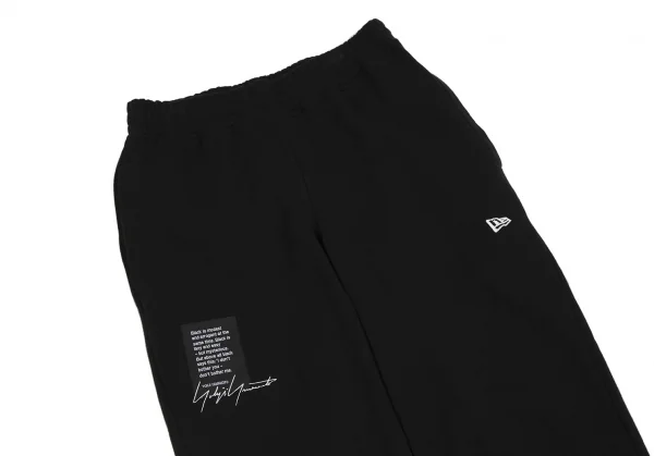 ヨウジヤマモト プールオム×ニューエラYohji Yamamoto POUR HOMME×NEW ERA シグニチャーロゴ刺繍スウェットパンツ 黒3 K-113676_002