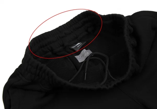 ヨウジヤマモト プールオム×ニューエラYohji Yamamoto POUR HOMME×NEW ERA シグニチャーロゴ刺繍スウェットパンツ 黒3 K-113676_004