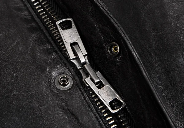 エヌシービーニートカプリスブランドNCB neat caprice brand フード着脱レザージャケット 黒S K-113707_011