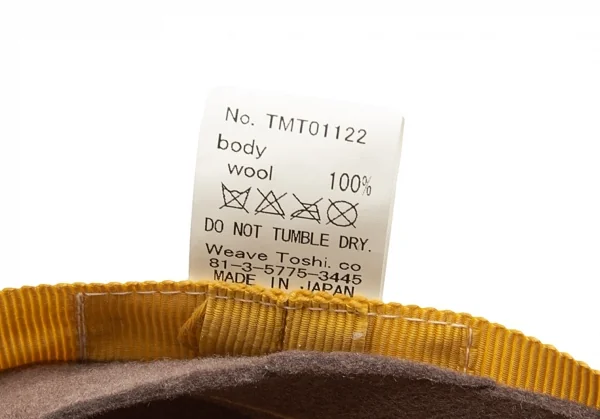 カシラCA4LA リボンデザインウールフェルトキャップ モカ K-113711_009