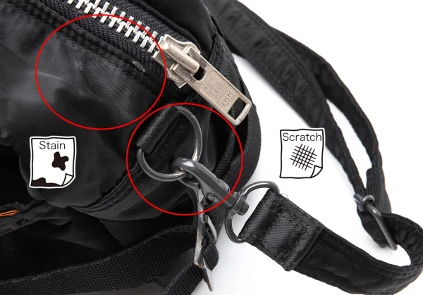 ポーターPORTER タンカー2WAYウエストバッグ 黒 K-113716_012