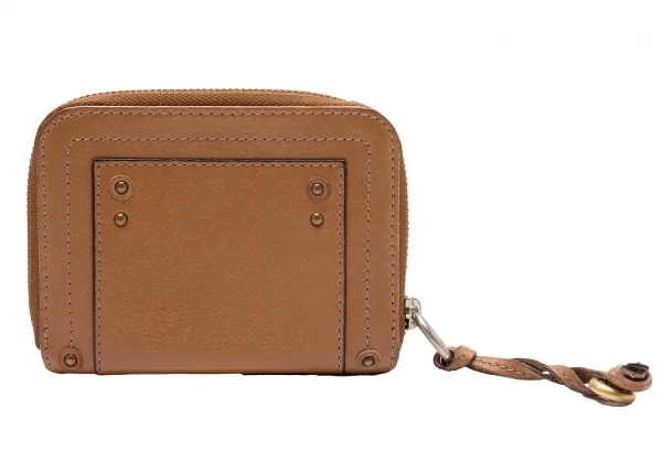 クロエChloe パディントンカデナウォレット 茶 K-113717_004