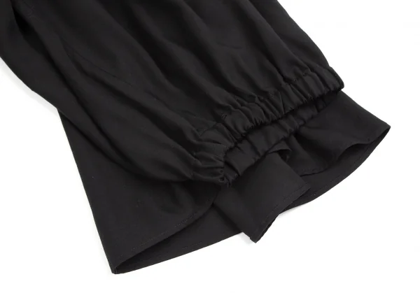 レギュレーション ヨウジヤマモトメンREGULATION Yohji Yamamoto MEN セルロースツイルカラスパンツ 黒2 K-113722_012