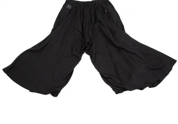 レギュレーション ヨウジヤマモトメンREGULATION Yohji Yamamoto MEN セルロースツイルカラスパンツ 黒2 K-113722_003