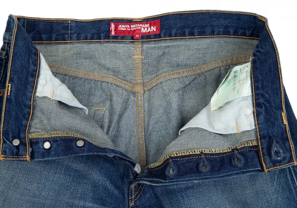ジュンヤワタナベ マン コムデギャルソン×リーバイスJUNYA WATANABE MAN COMME des GARCONS×Levi's ポケットずらしデザインデニムパンツ インディゴXS K-113735_005