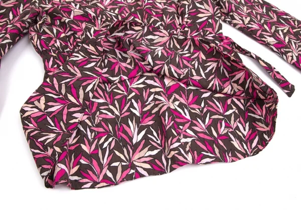 MARNI Gather Waist Botanical Print Tops K-113747_010