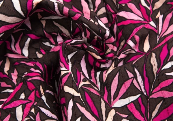 MARNI Gather Waist Botanical Print Tops K-113747_012
