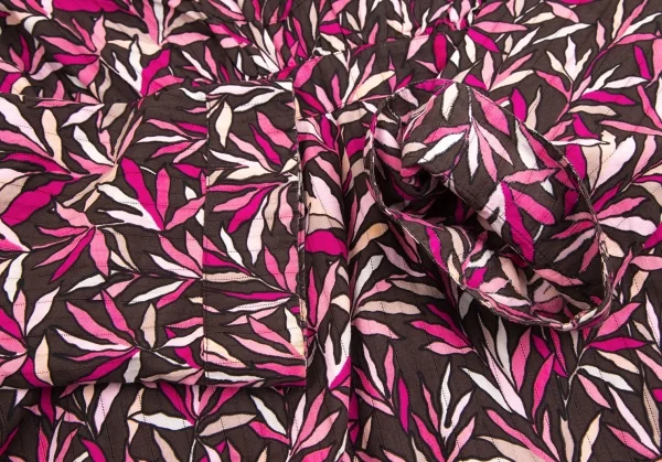 MARNI Gather Waist Botanical Print Tops K-113747_006