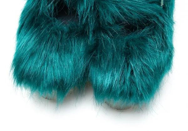 ジェフリーキャンベルJeffrey Campbell モンスターファープラットフォームシューズ ブルーグリーン37(23.5) K-113760_005