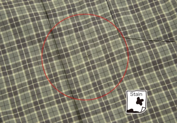 マドモアゼルノンノンMademoiselle NON NON コットンチェックダブルポケットシャツ 緑L位 K-113774_012