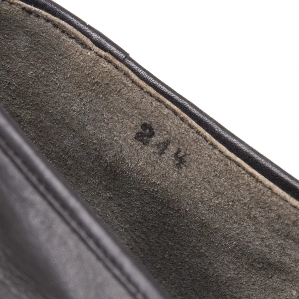 コムデギャルソンCOMME des GARCONS レザートゥギャザーメリージェーンシューズ 黒24.5 K-113800_014