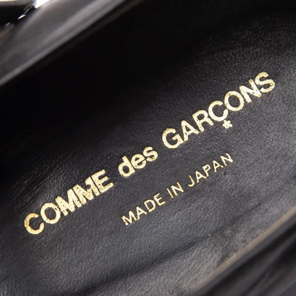 コムデギャルソンCOMME des GARCONS レザートゥギャザーメリージェーンシューズ 黒24.5 K-113800_016
