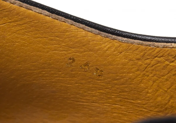 コムデギャルソンCOMME des GARCONS レザーウイングチップシューズ 黒24.5 K-113803_012