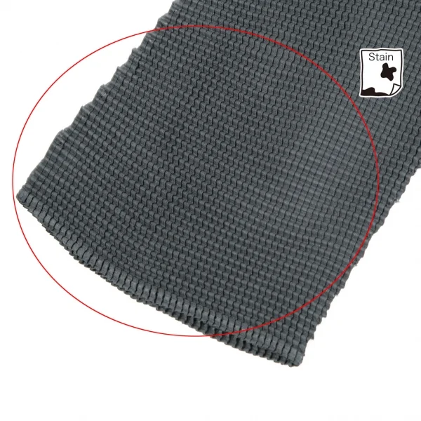 イッセイミヤケ ミーISSEY MIYAKE me ストレッチプリーツ5分袖カットソー チャコールF K-113814_012