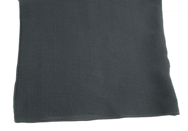 イッセイミヤケ ミーISSEY MIYAKE me ストレッチプリーツ5分袖カットソー チャコールF K-113814_008