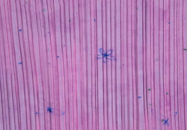 プリーツプリーズPLEATS PLEASE フラワーチュールレイヤード七分袖カットソー 紫青3 K-113841_011