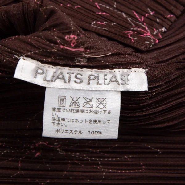 PLEATS PLEASE Floral Embroidery Pleats Shirt K-113848_014