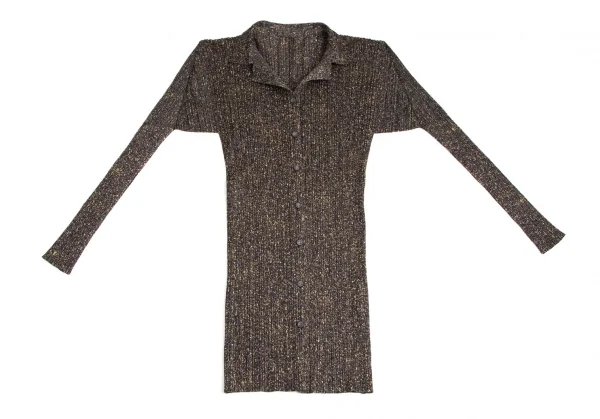 PLEATS PLEASE Marble Printed Shirt & Skirt K-113853_003