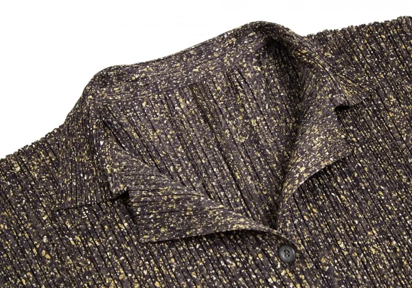 PLEATS PLEASE Marble Printed Shirt & Skirt K-113853_004