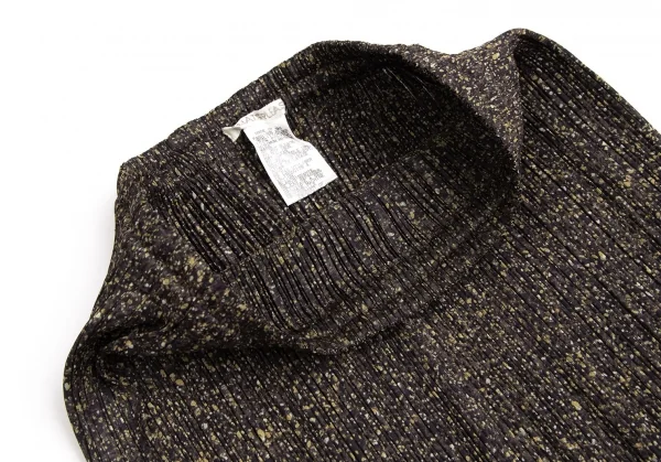 PLEATS PLEASE Marble Printed Shirt & Skirt K-113853_014