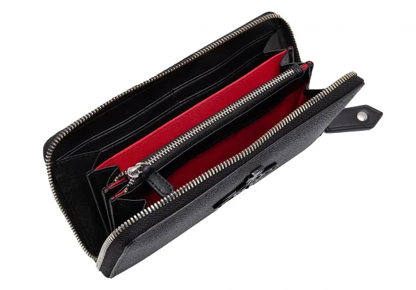 ヴィヴィアンウエストウッドVivienne Westwood ANNIE オーブラウンドジップ長財布 黒 K-113864_010