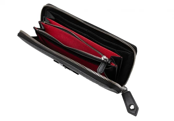 ヴィヴィアンウエストウッドVivienne Westwood ANNIE オーブラウンドジップ長財布 黒 K-113864_011